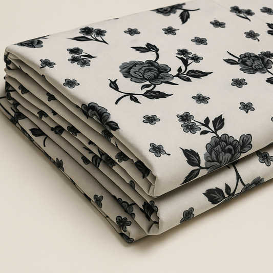 China Linen 2 piece Suit Allover Digital Printed