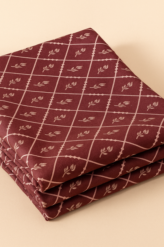 China Linen 2 piece Suit Allover Digital Printed